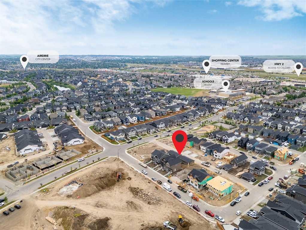 1029 Reynolds Crescent Sw, Airdrie, AB - Outdoor With View