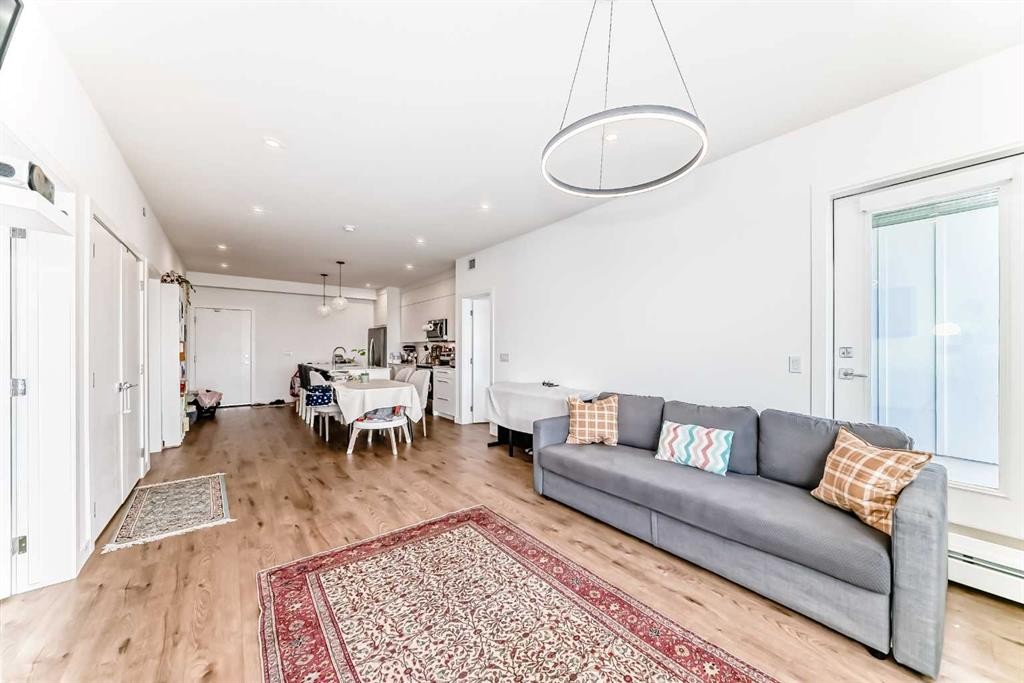 1614-60 Skyview Ranch Road Ne, Calgary, AB - Indoor Photo Showing Living Room