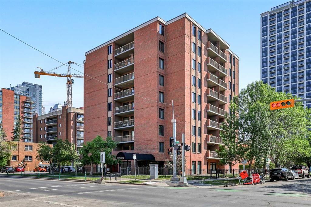 206-1414 5 Street Sw, Calgary, AB - Outdoor With Balcony With Facade