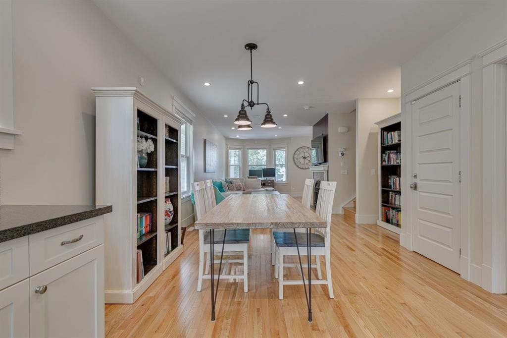 609 23 Avenue Sw, Calgary, AB - Indoor Photo Showing Dining Room