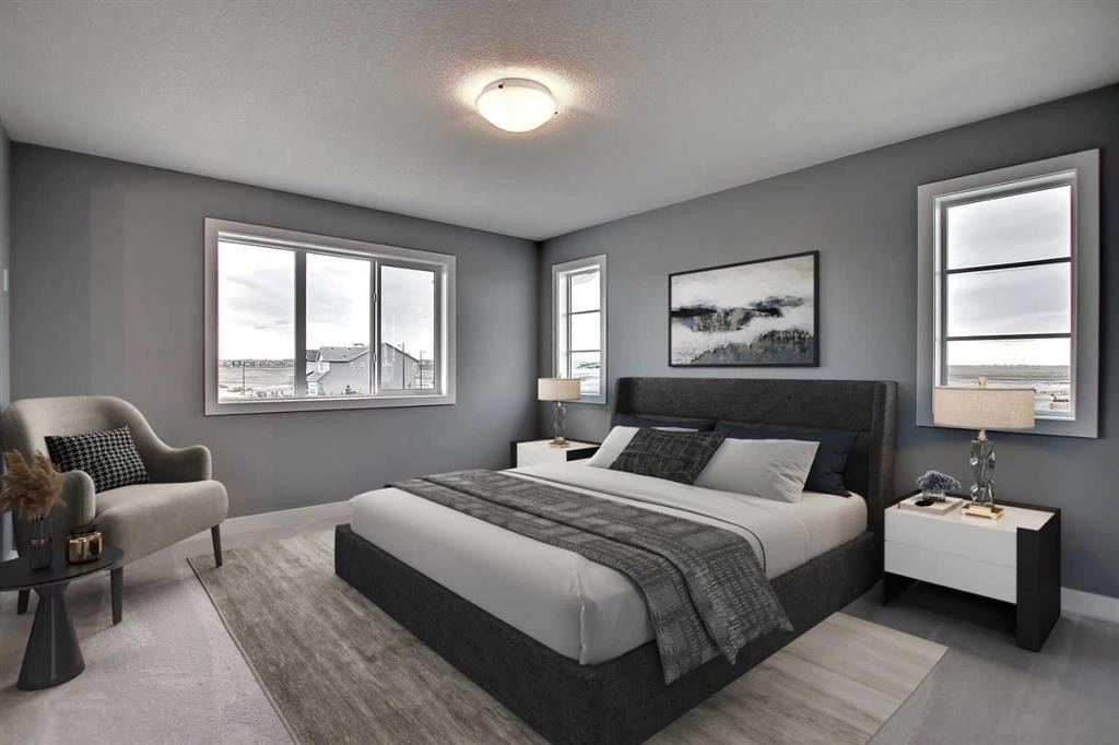 47 Agate Road, Cochrane, AB - Indoor Photo Showing Bedroom