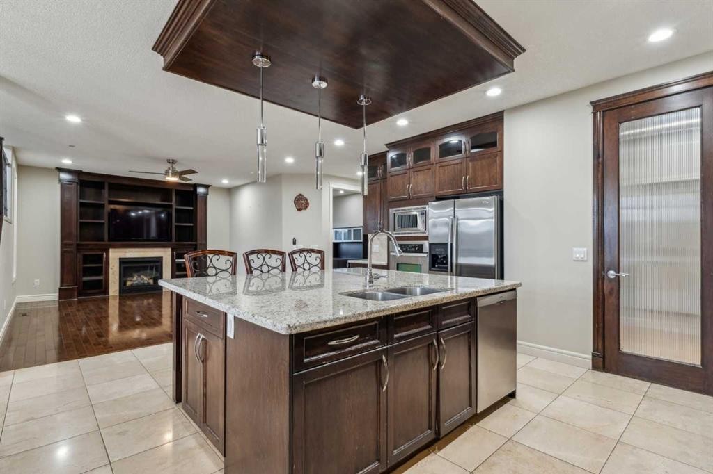 34 Taralake Cape Ne, Calgary, AB - Indoor Photo Showing Kitchen With Double Sink With Upgraded Kitchen