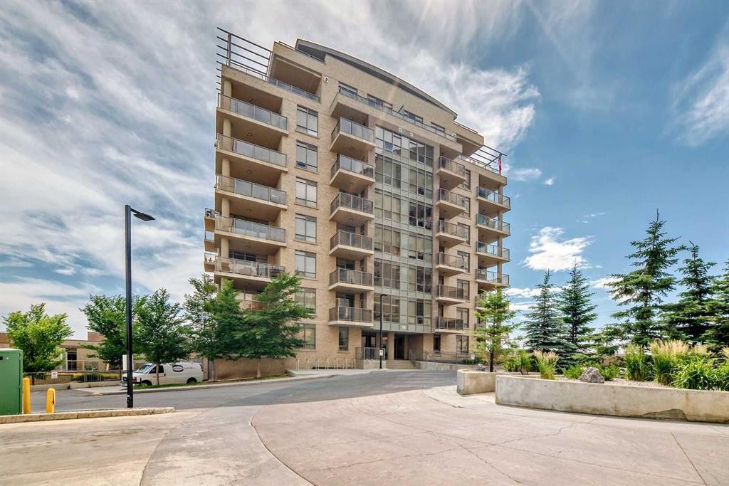 507-10 Shawnee Hill Sw, Calgary, AB - Outdoor With Balcony With Facade