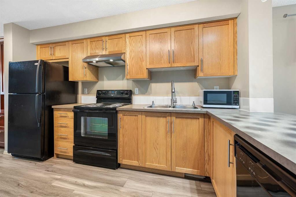 312 Saddlebrook Point Ne, Calgary, AB - Indoor Photo Showing Kitchen With Double Sink