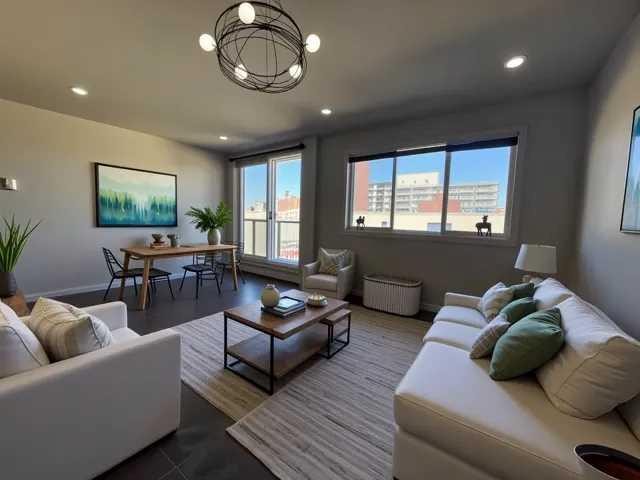 34-1230 Cameron Avenue Sw, Calgary, AB - Indoor Photo Showing Living Room