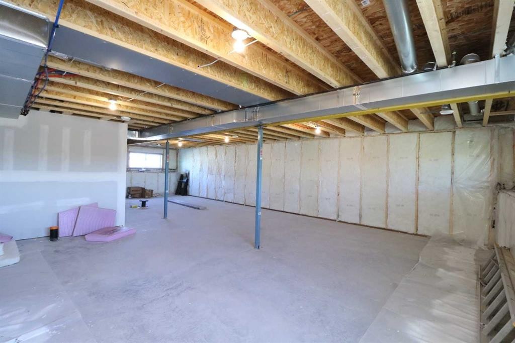 443 Henricks Drive, Irricana, AB - Indoor Photo Showing Basement