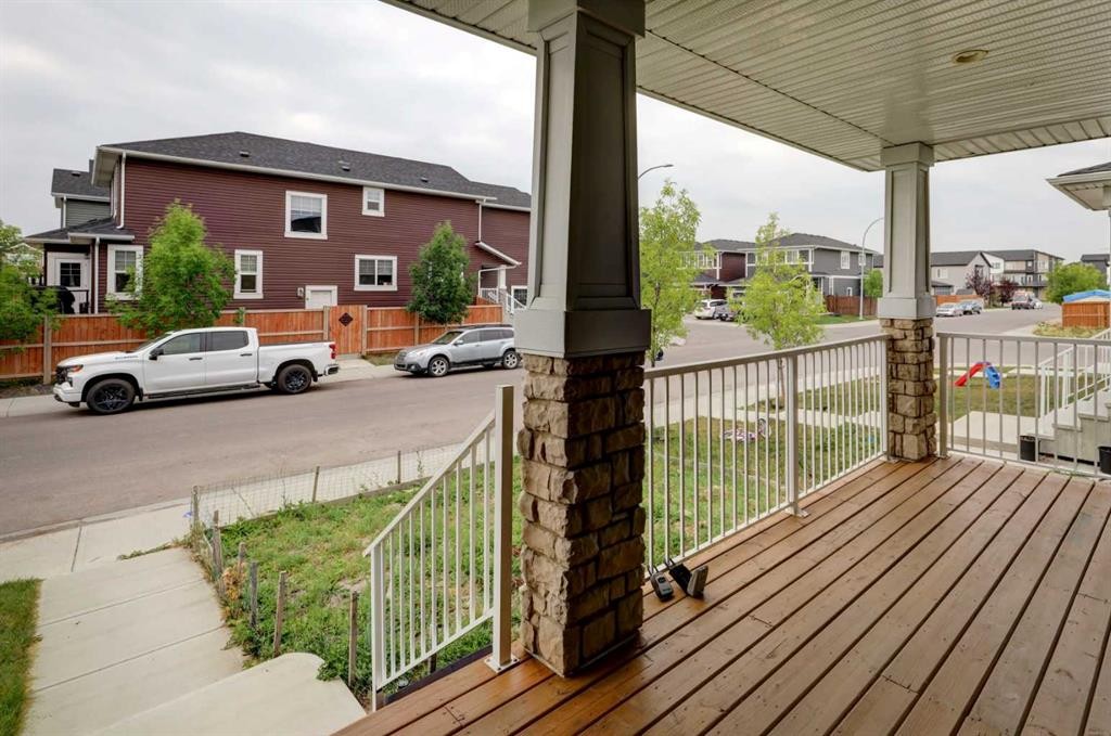 52 Red Embers Manor Ne, Calgary, AB - Outdoor With Deck Patio Veranda With Exterior