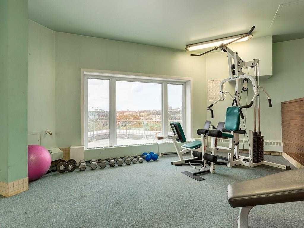 160-310 8 Street Sw, Calgary, AB - Indoor Photo Showing Gym Room