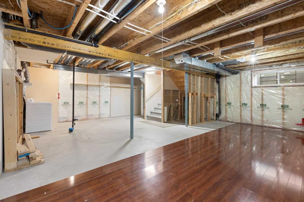 221 Prestwick Terrace Se, Calgary, AB - Indoor Photo Showing Basement