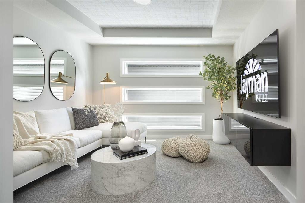 131 Wolf Creek Rise Se, Calgary, AB - Indoor Photo Showing Living Room