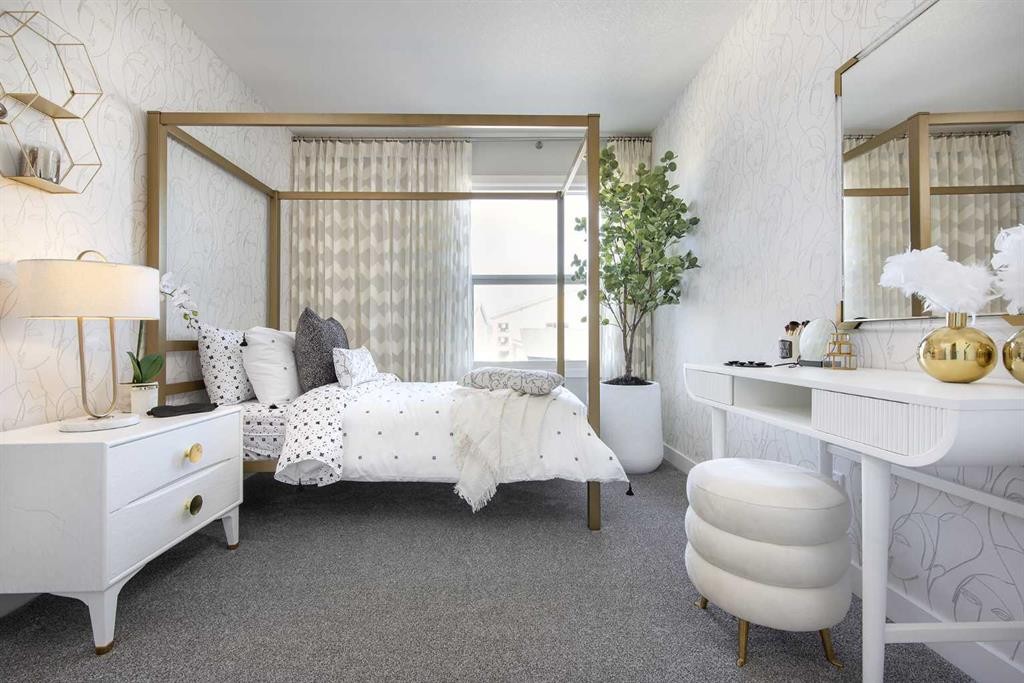 131 Wolf Creek Rise Se, Calgary, AB - Indoor Photo Showing Bedroom