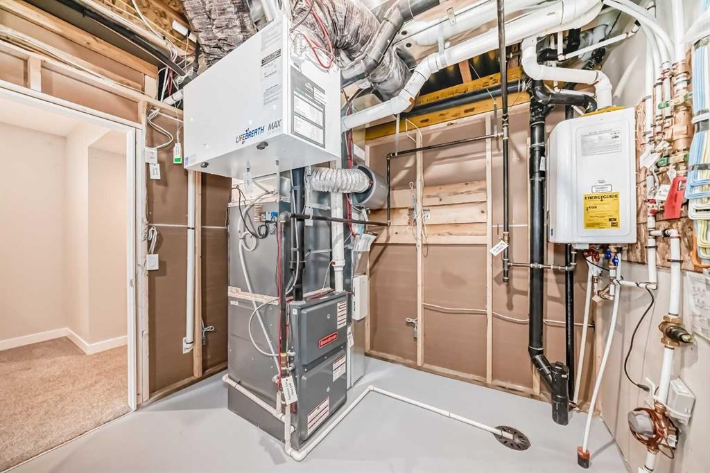 131 Wolf Creek Rise Se, Calgary, AB - Indoor Photo Showing Basement