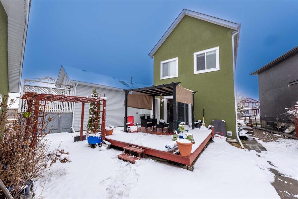 39 Taravista Mews Ne, Calgary, AB - Outdoor With Deck Patio Veranda With Exterior