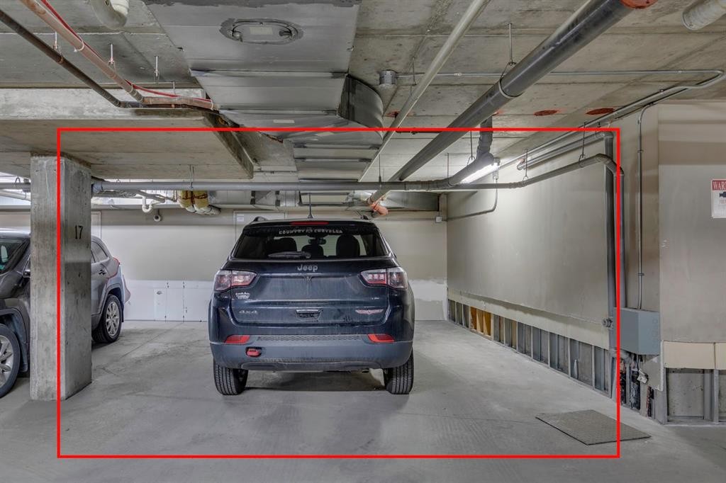 2205-2518 Fish Creek Boulevard Sw, Calgary, AB - Indoor Photo Showing Garage