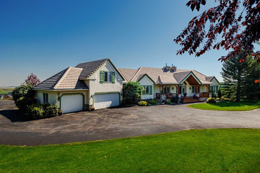 98 Equestrian Drive, Rural Rocky View County, AB - Outdoor With Facade