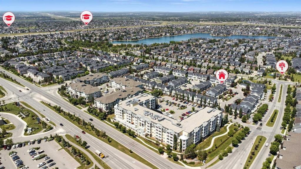 927 Auburn Bay Circle Se, Calgary, AB - Outdoor With View