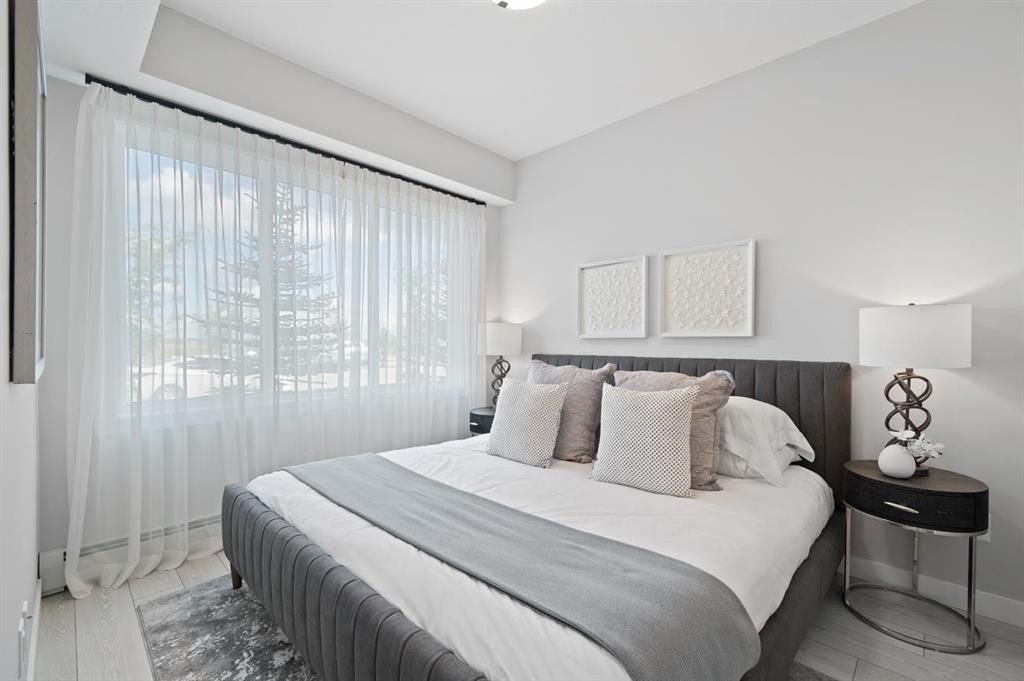 2307-395 Skyview Parkway Ne, Calgary, AB - Indoor Photo Showing Bedroom