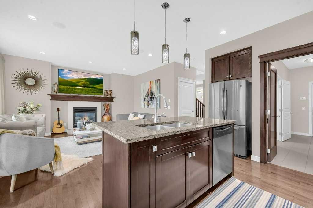 54 Redstone Mews Ne, Calgary, AB - Indoor Photo Showing Kitchen With Double Sink