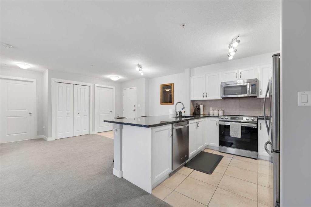 1105-6118 80 Avenue Ne, Calgary, AB - Indoor Photo Showing Kitchen