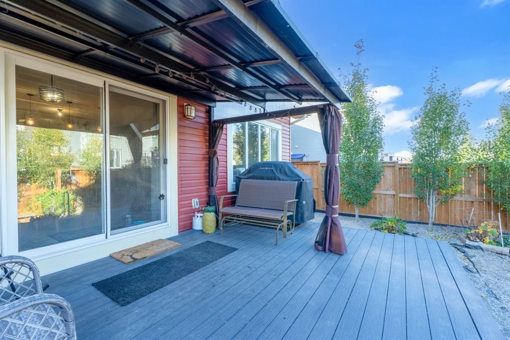 178 Buckskin Way, Cochrane, AB - Outdoor With Deck Patio Veranda With Exterior