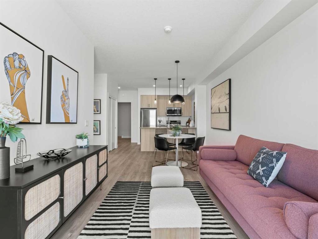 A109-2026 81 Street Sw, Calgary, AB - Indoor Photo Showing Living Room