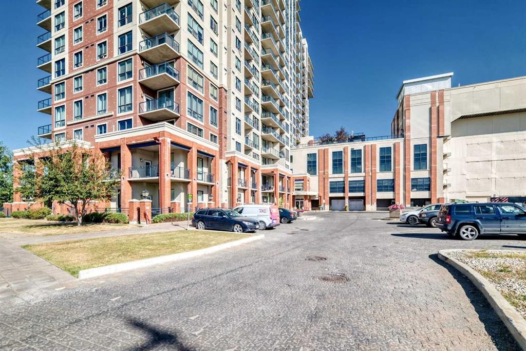1308-8710 Horton Road Sw, Calgary, AB - Outdoor With Balcony With Facade