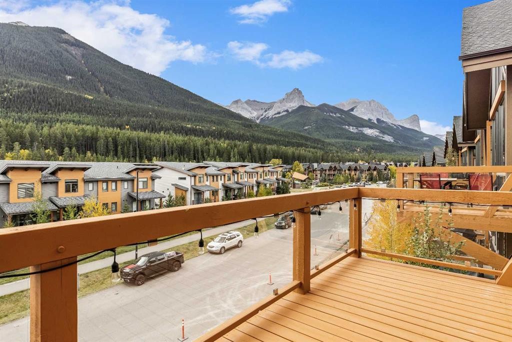 204-105 Stewart Creek Rise Sw, Canmore, AB - Outdoor With Balcony With View