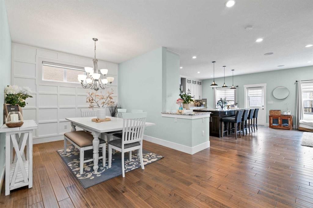148 Baysprings Court Sw, Airdrie, AB - Indoor Photo Showing Dining Room