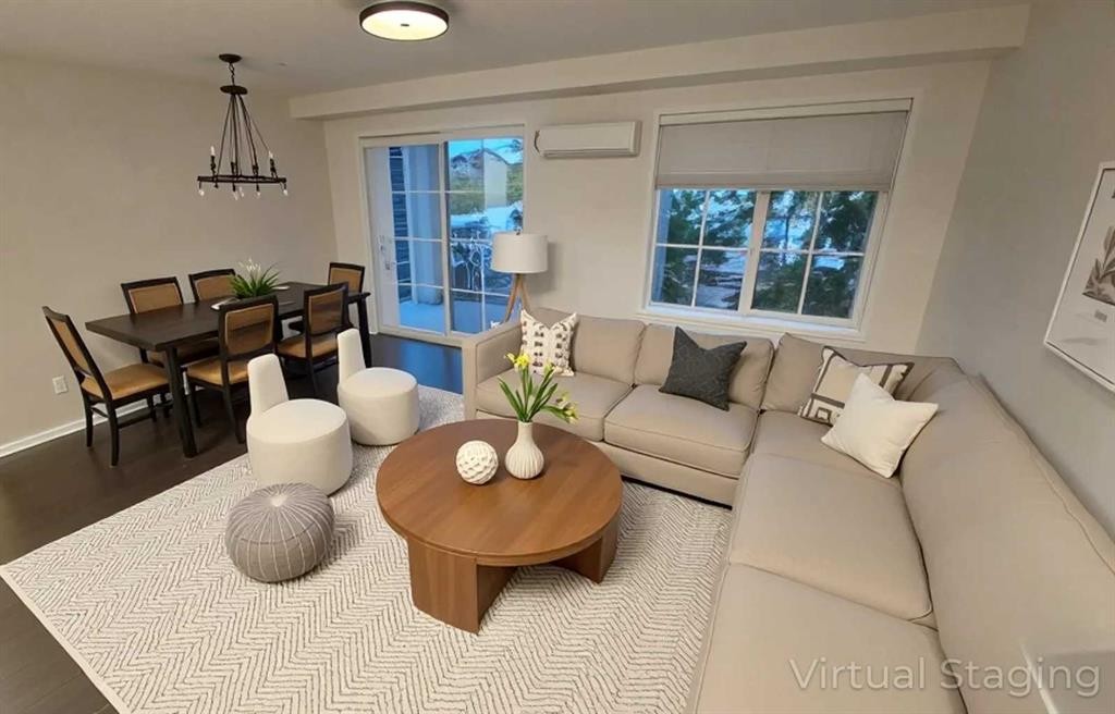 4207-755 Copperpond Boulevard Se, Calgary, AB - Indoor Photo Showing Living Room