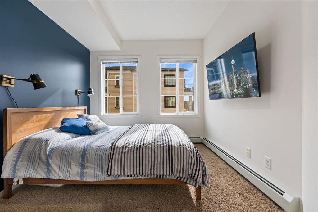 3308-215 Legacy Boulevard Se, Calgary, AB - Indoor Photo Showing Bedroom