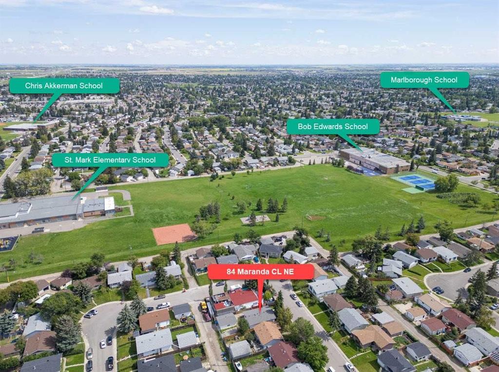 84 Maranda Close Ne, Calgary, AB - Outdoor With View