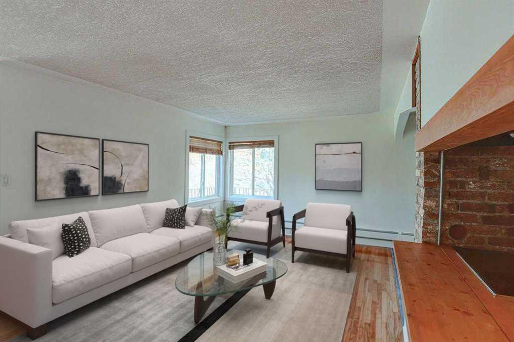 1218 7 Street Sw, Calgary, AB - Indoor Photo Showing Living Room