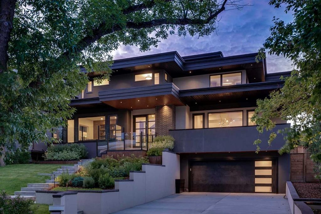 708 Crescent Boulevard Sw, Calgary, AB - Outdoor With Deck Patio Veranda With Facade