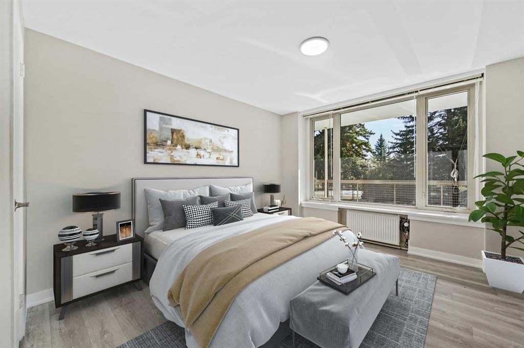 202-3316 Rideau Place Sw, Calgary, AB - Indoor Photo Showing Bedroom
