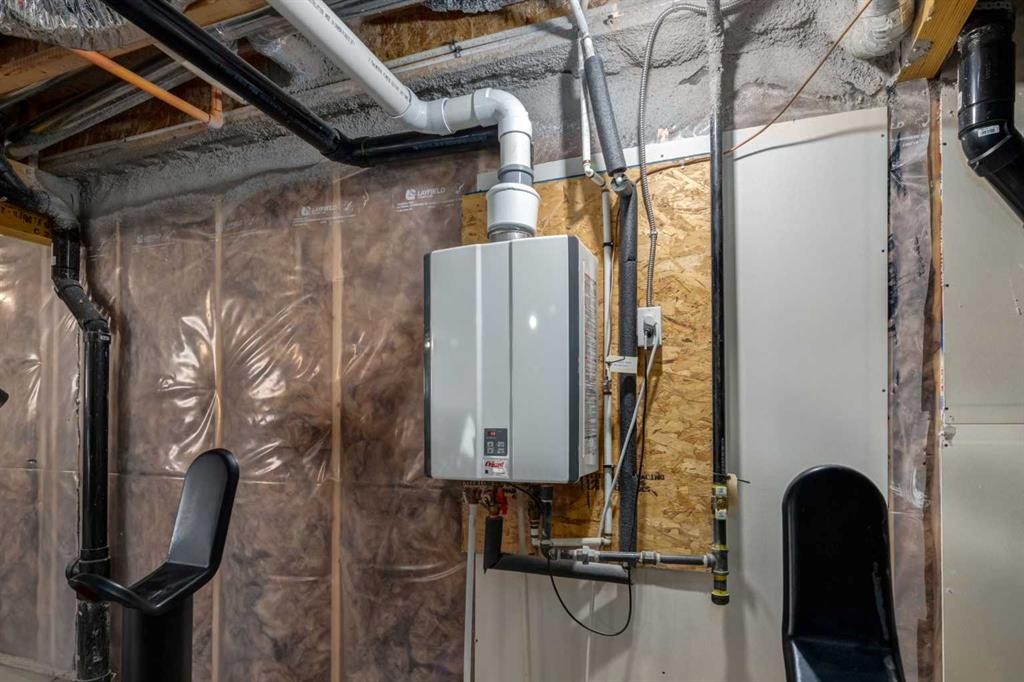 82 Howse Common Ne, Calgary, AB - Indoor Photo Showing Basement