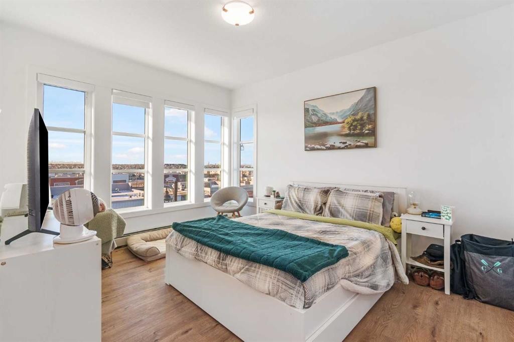 2415-681 Savanna Boulevard Ne, Calgary, AB - Indoor Photo Showing Bedroom