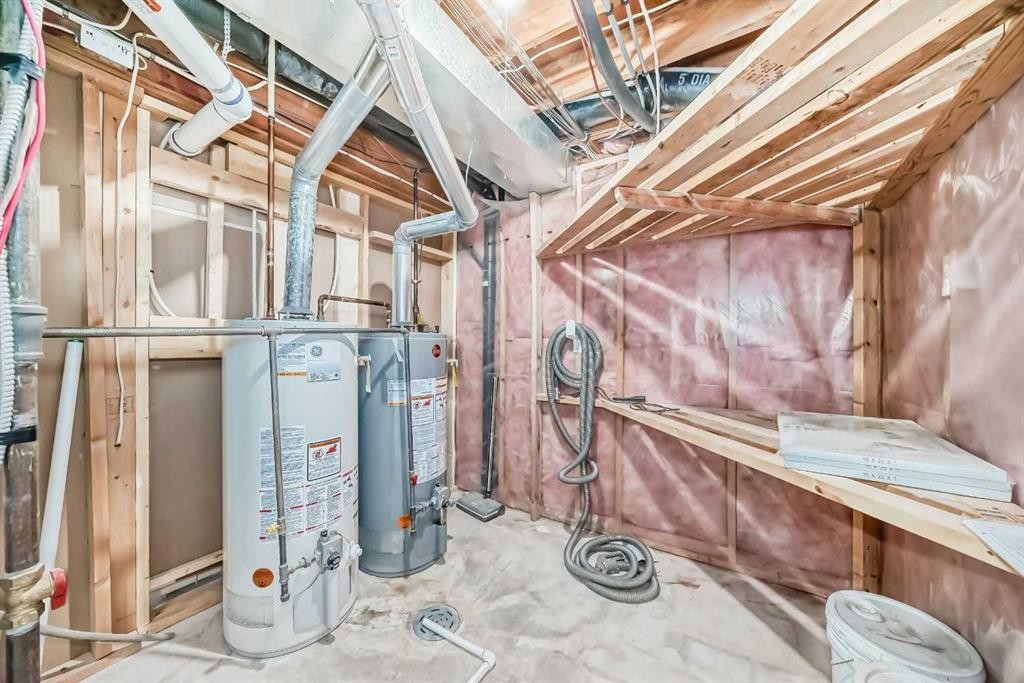 10134 Hidden Valley Drive Nw, Calgary, AB - Indoor Photo Showing Basement