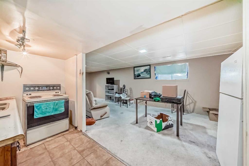 808 Avonlea Place Se, Calgary, AB - Indoor Photo Showing Basement