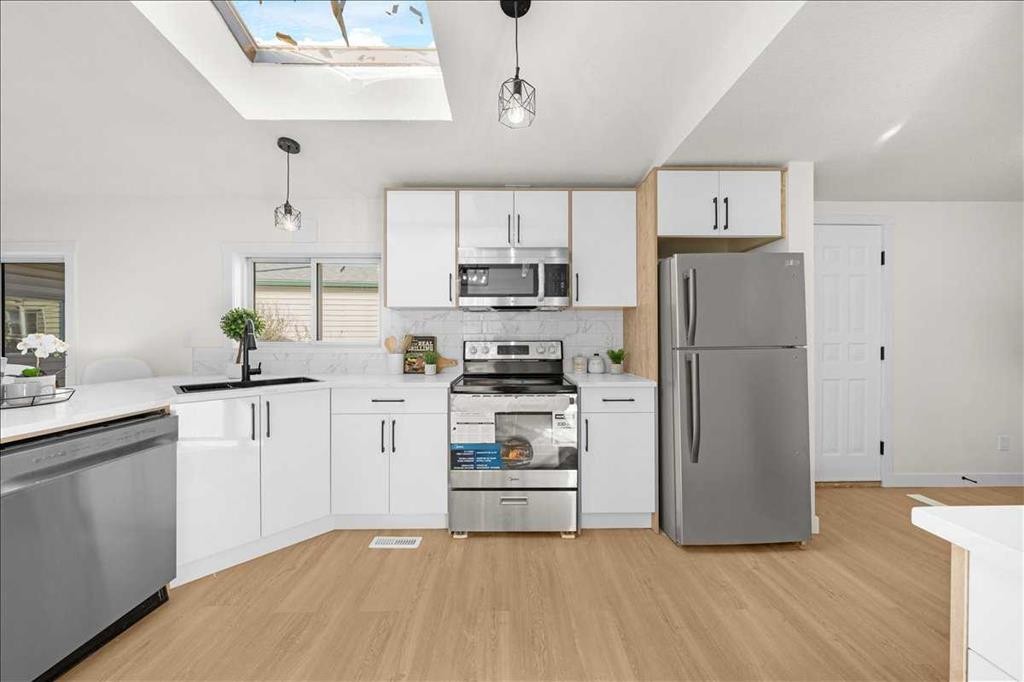 210 Erin Woods Circle Se, Calgary, AB - Indoor Photo Showing Kitchen With Upgraded Kitchen