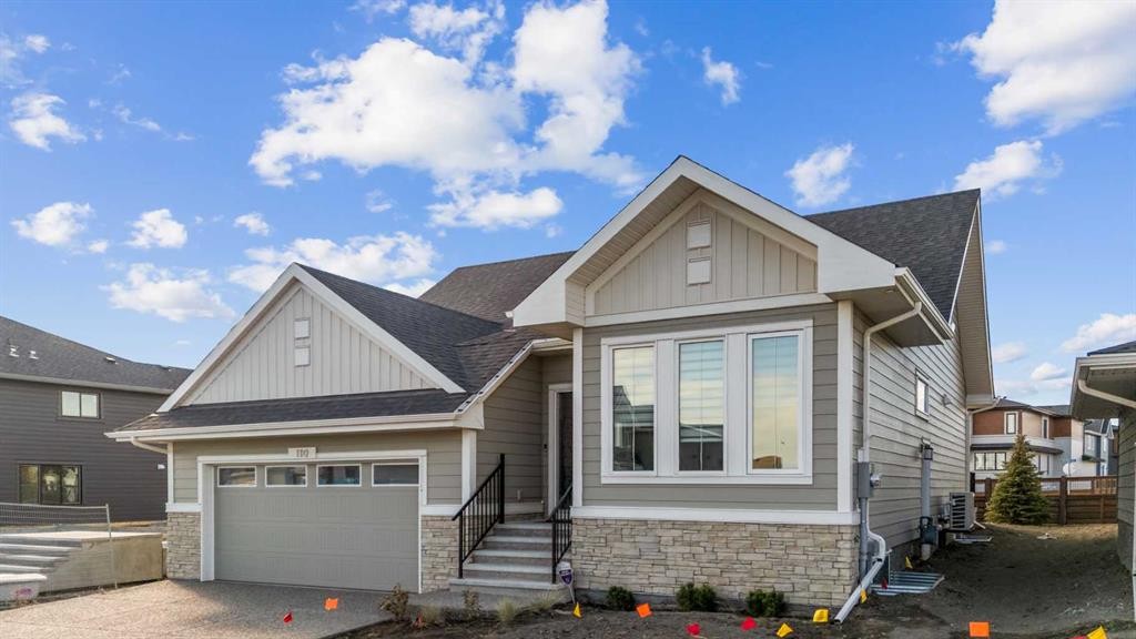 110 Sunstone Way, Balzac, AB - Outdoor With Facade