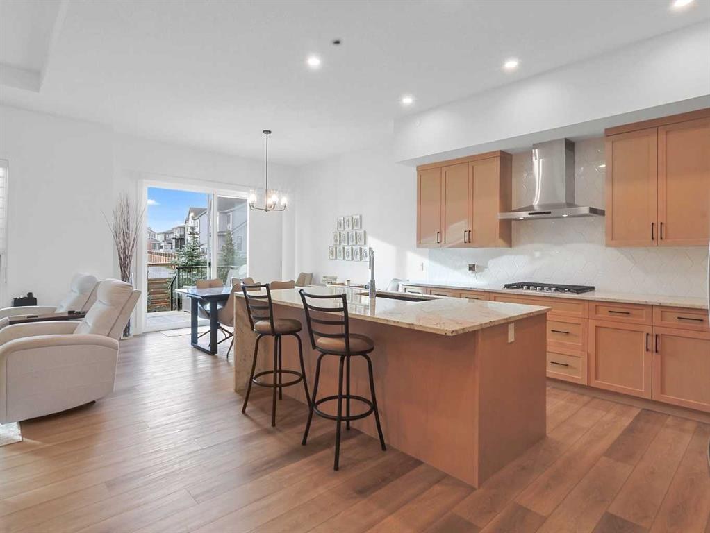 110 Sunstone Way, Balzac, AB - Indoor Photo Showing Kitchen