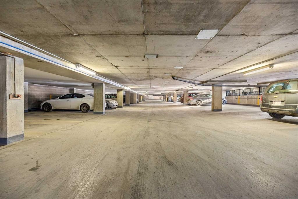 207-1335 12 Avenue Sw, Calgary, AB - Indoor Photo Showing Garage