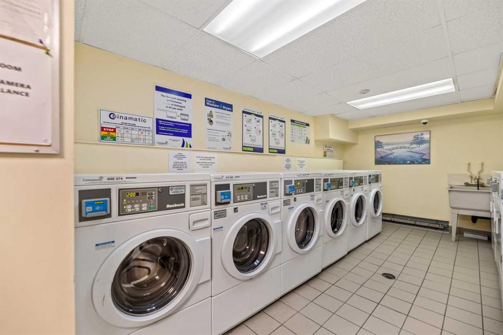 207-1335 12 Avenue Sw, Calgary, AB - Indoor Photo Showing Laundry Room