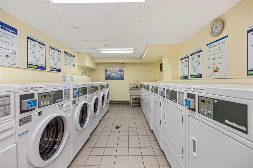 207-1335 12 Avenue Sw, Calgary, AB - Indoor Photo Showing Laundry Room