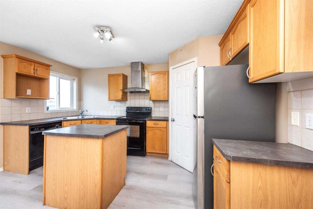 171 Tarawood Road Ne, Calgary, AB - Indoor Photo Showing Kitchen With Double Sink