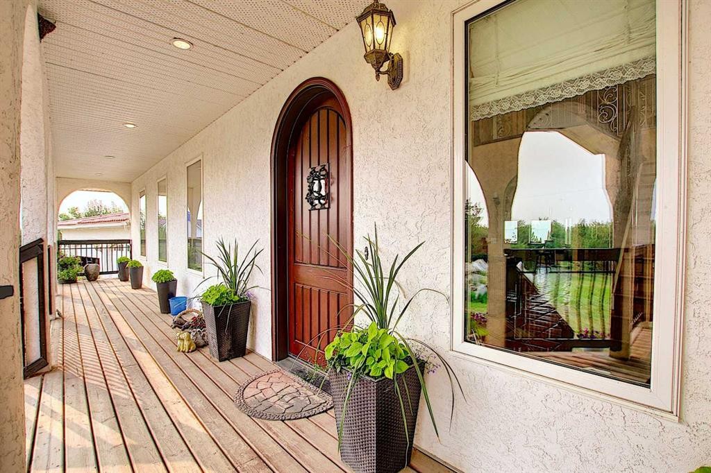 255046 Township Road 250, Rural Wheatland County, AB - Outdoor With Deck Patio Veranda With Exterior