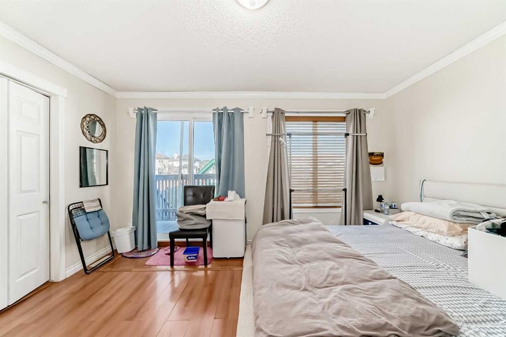144 Taradale Drive Ne, Calgary, AB - Indoor Photo Showing Bedroom