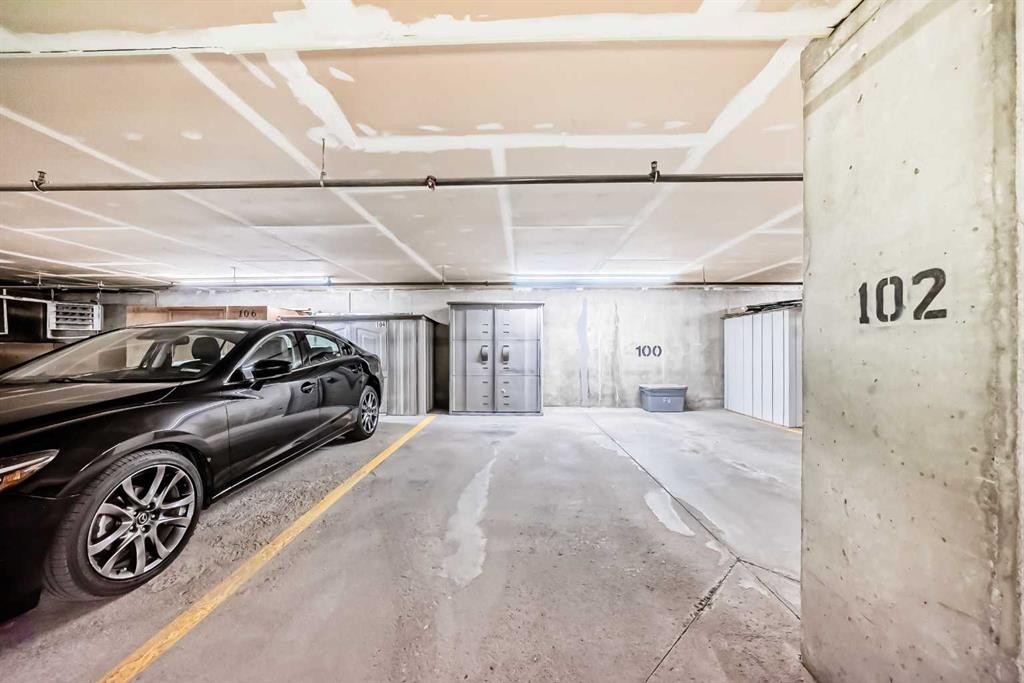 306-11 Somervale View Sw, Calgary, AB - Indoor Photo Showing Garage