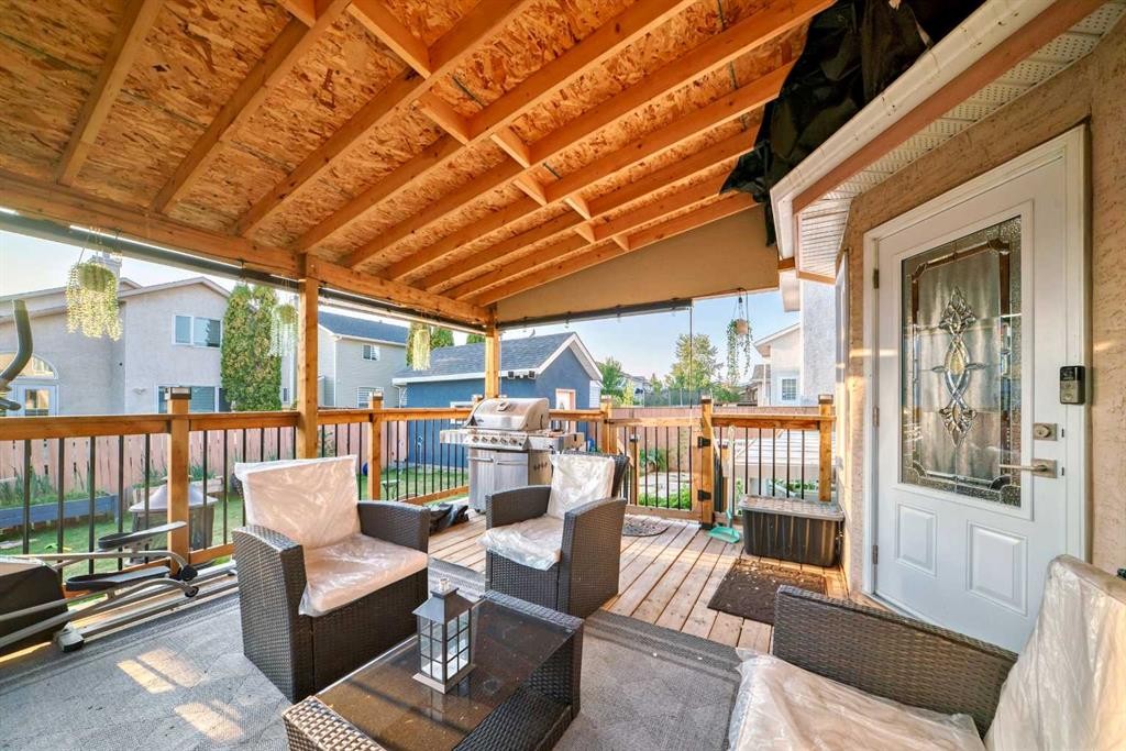 204 Coral Keys Green Ne, Calgary, AB - Outdoor With Deck Patio Veranda With Exterior