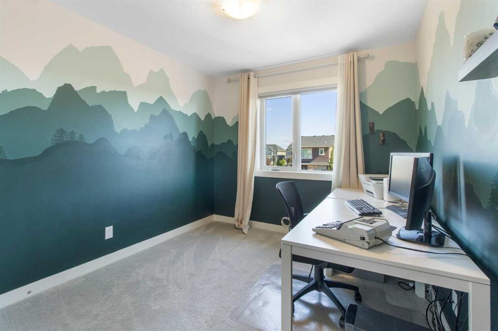 112 Fireside Crescent, Cochrane, AB - Indoor Photo Showing Office